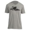 Unisex V Neck Poly-Rich Tee Thumbnail