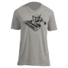 Unisex V Neck Poly-Rich Tee Thumbnail