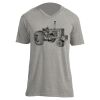 Unisex V Neck Poly-Rich Tee Thumbnail