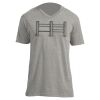 Unisex V Neck Poly-Rich Tee Thumbnail