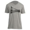 Unisex V Neck Poly-Rich Tee Thumbnail