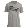 Unisex V Neck Poly-Rich Tee Thumbnail