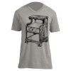 Unisex V Neck Poly-Rich Tee Thumbnail