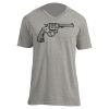 Unisex V Neck Poly-Rich Tee Thumbnail