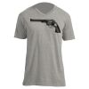 Unisex V Neck Poly-Rich Tee Thumbnail