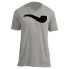 Unisex V Neck Poly-Rich Tee Thumbnail