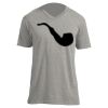 Unisex V Neck Poly-Rich Tee Thumbnail