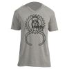Unisex V Neck Poly-Rich Tee Thumbnail
