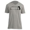 Unisex V Neck Poly-Rich Tee Thumbnail
