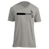 Unisex V Neck Poly-Rich Tee Thumbnail