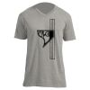 Unisex V Neck Poly-Rich Tee Thumbnail