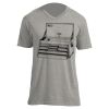 Unisex V Neck Poly-Rich Tee Thumbnail
