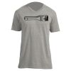 Unisex V Neck Poly-Rich Tee Thumbnail