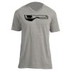 Unisex V Neck Poly-Rich Tee Thumbnail