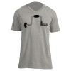 Unisex V Neck Poly-Rich Tee Thumbnail