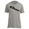 Unisex V Neck Poly-Rich Tee Thumbnail
