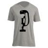 Unisex V Neck Poly-Rich Tee Thumbnail