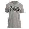 Unisex V Neck Poly-Rich Tee Thumbnail