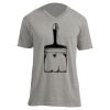 Unisex V Neck Poly-Rich Tee Thumbnail