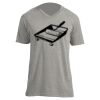 Unisex V Neck Poly-Rich Tee Thumbnail