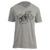 Unisex V Neck Poly-Rich Tee Thumbnail