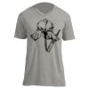 Unisex V Neck Poly-Rich Tee Thumbnail