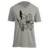 Unisex V Neck Poly-Rich Tee Thumbnail