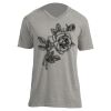 Unisex V Neck Poly-Rich Tee Thumbnail