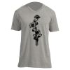 Unisex V Neck Poly-Rich Tee Thumbnail