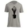 Unisex V Neck Poly-Rich Tee Thumbnail