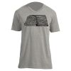 Unisex V Neck Poly-Rich Tee Thumbnail