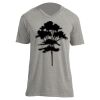 Unisex V Neck Poly-Rich Tee Thumbnail