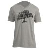 Unisex V Neck Poly-Rich Tee Thumbnail