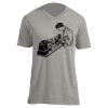 Unisex V Neck Poly-Rich Tee Thumbnail