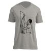 Unisex V Neck Poly-Rich Tee Thumbnail