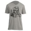 Unisex V Neck Poly-Rich Tee Thumbnail