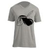 Unisex V Neck Poly-Rich Tee Thumbnail