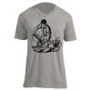 Unisex V Neck Poly-Rich Tee Thumbnail