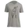 Unisex V Neck Poly-Rich Tee Thumbnail