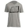 Unisex V Neck Poly-Rich Tee Thumbnail