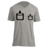 Unisex V Neck Poly-Rich Tee Thumbnail