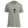 Unisex V Neck Poly-Rich Tee Thumbnail