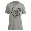 Unisex V Neck Poly-Rich Tee Thumbnail