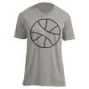 Unisex V Neck Poly-Rich Tee Thumbnail