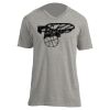 Unisex V Neck Poly-Rich Tee Thumbnail