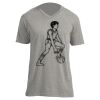 Unisex V Neck Poly-Rich Tee Thumbnail