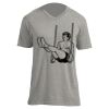 Unisex V Neck Poly-Rich Tee Thumbnail