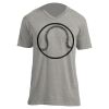 Unisex V Neck Poly-Rich Tee Thumbnail