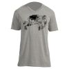 Unisex V Neck Poly-Rich Tee Thumbnail