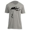 Unisex V Neck Poly-Rich Tee Thumbnail